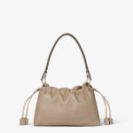 FENDI Mamma Baguette Medium Dove gray nappa leather bag - Image 5